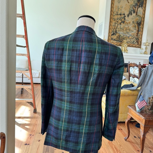 Polo Ralph Lauren 40L plaid linen blazer worn once ! - Picture 4 of 4